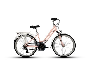 Rower trekkingowy STORM Marathon Lady 1.0 A15 2VBR 26 pudrowy róż