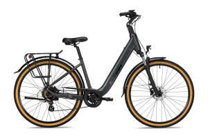 Rower elektryczny Storm E-Diamond PRO 2.0 MS rama 17'' alu koło 28" grafit 250 W (1)
